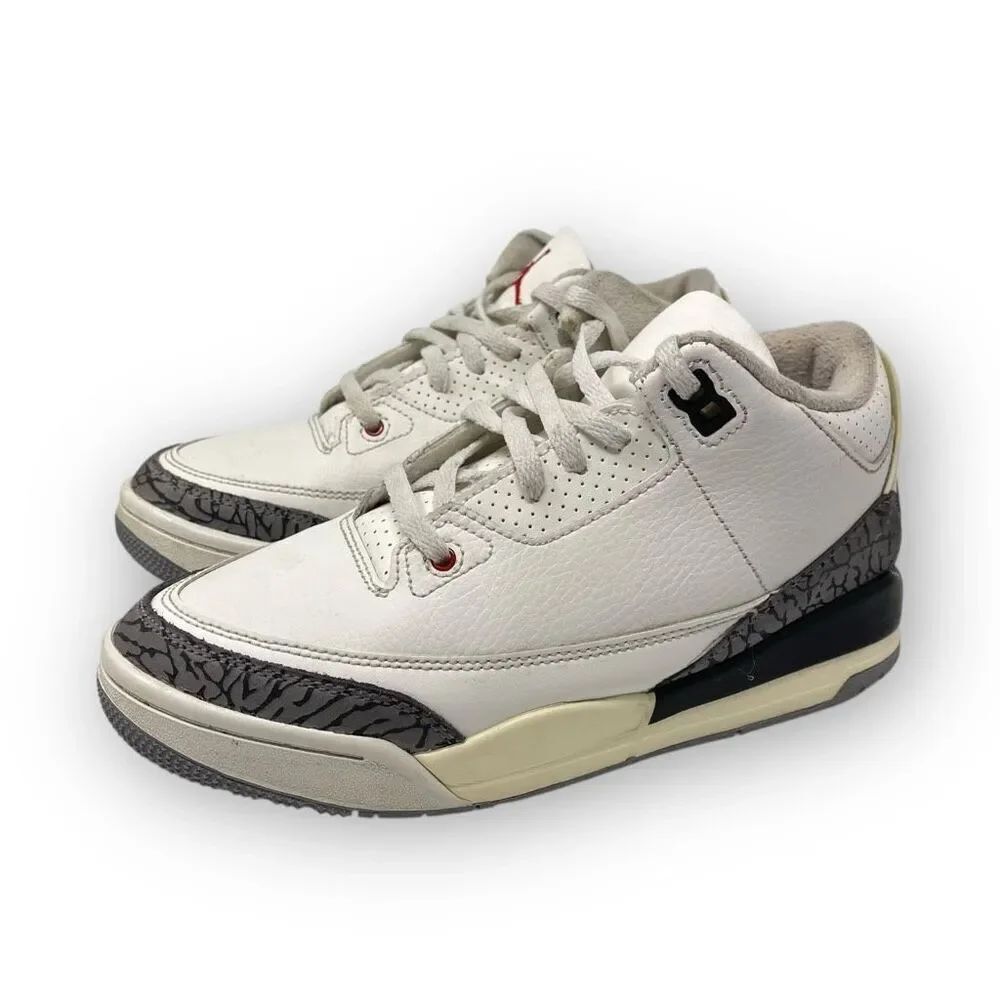 Nike Air Jordan 3 Retro White Cement Reimagined PS Kids Size Youth 3Y DM0966-100
